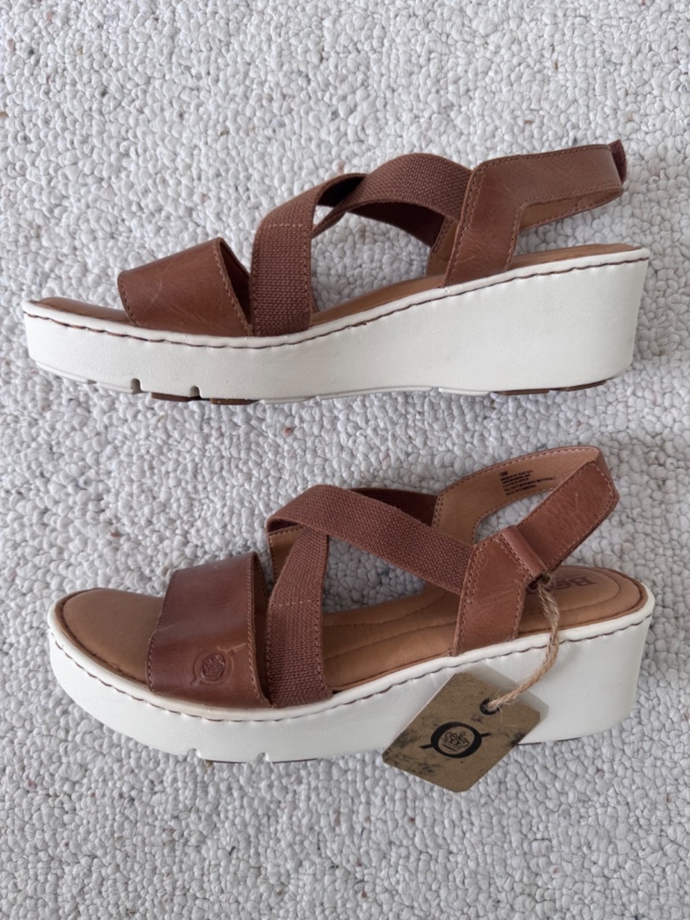 Brand New Born Comfort Sandals Chestnut, Size 10 - Picture 5 of 5